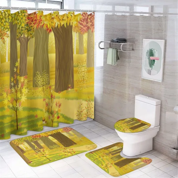 Fantasy Dreamlike Forest on a shower curtain