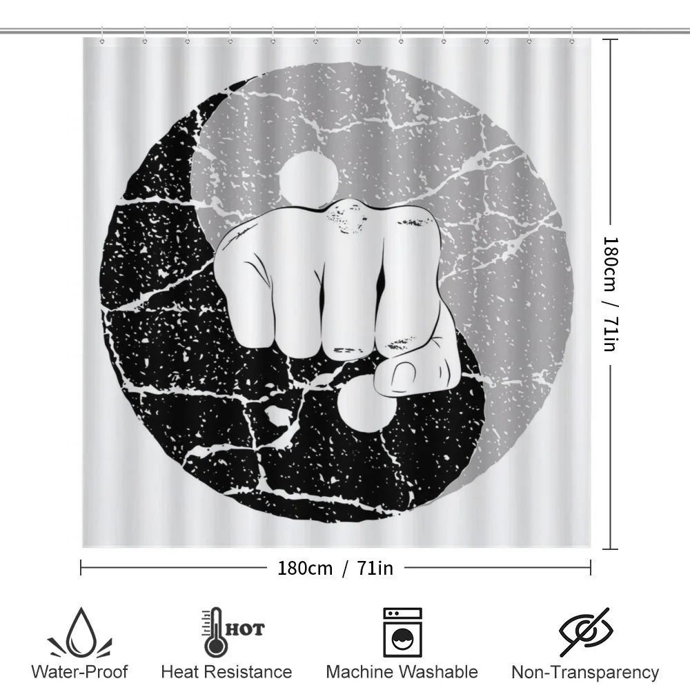Fist in Yin Yang — Detail 2