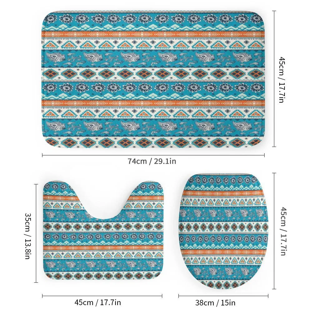 Floral Aztec Art Pattern — Detail 1