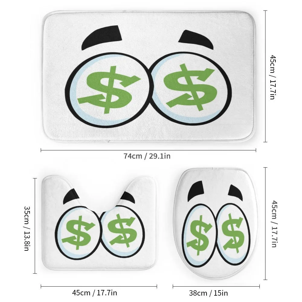 Green Dollar Signs Cartoon — Detail 1