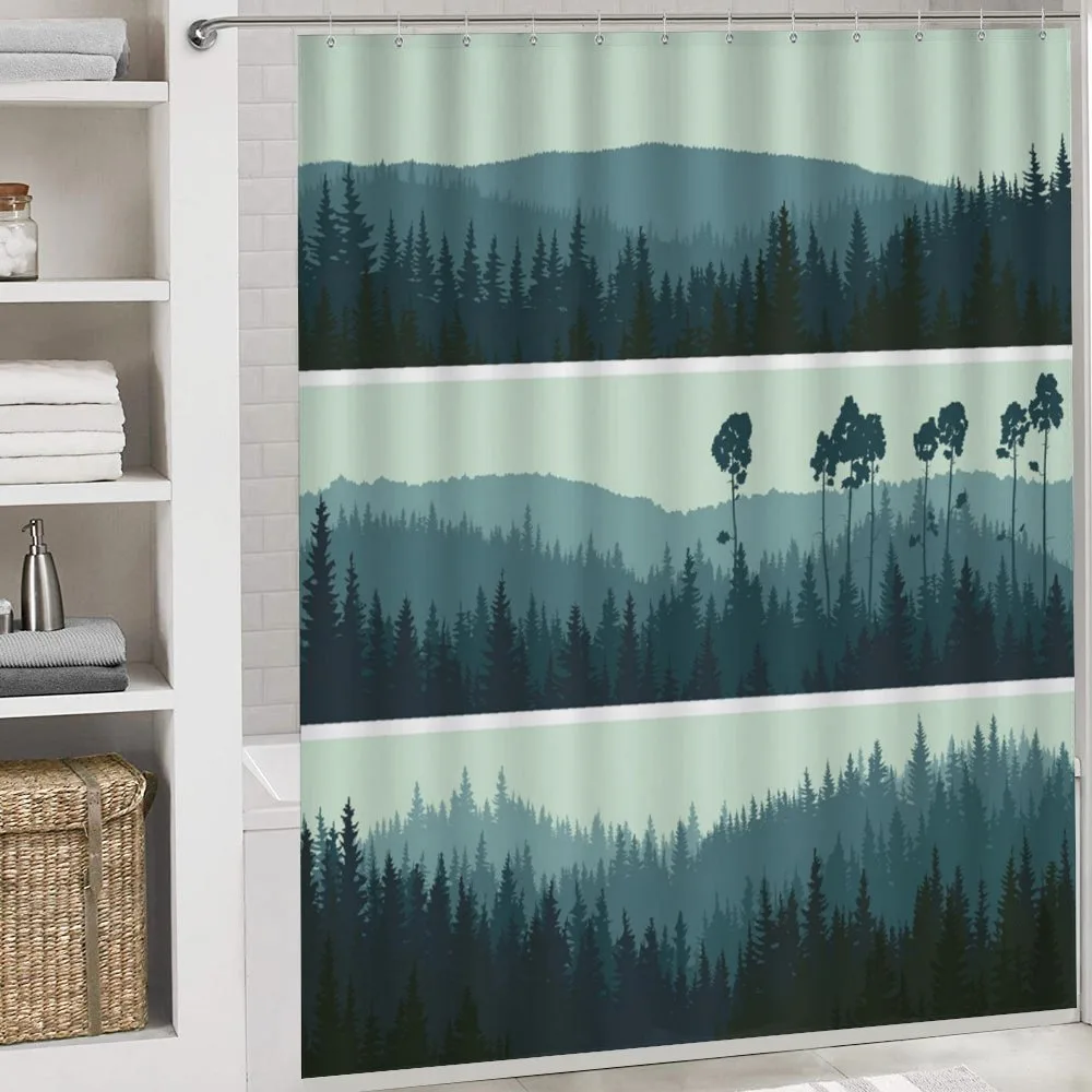 Hills of Coniferous Firs — Detail 4