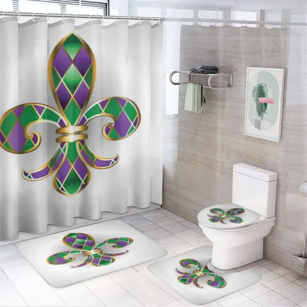Lily Royalty on a shower curtain