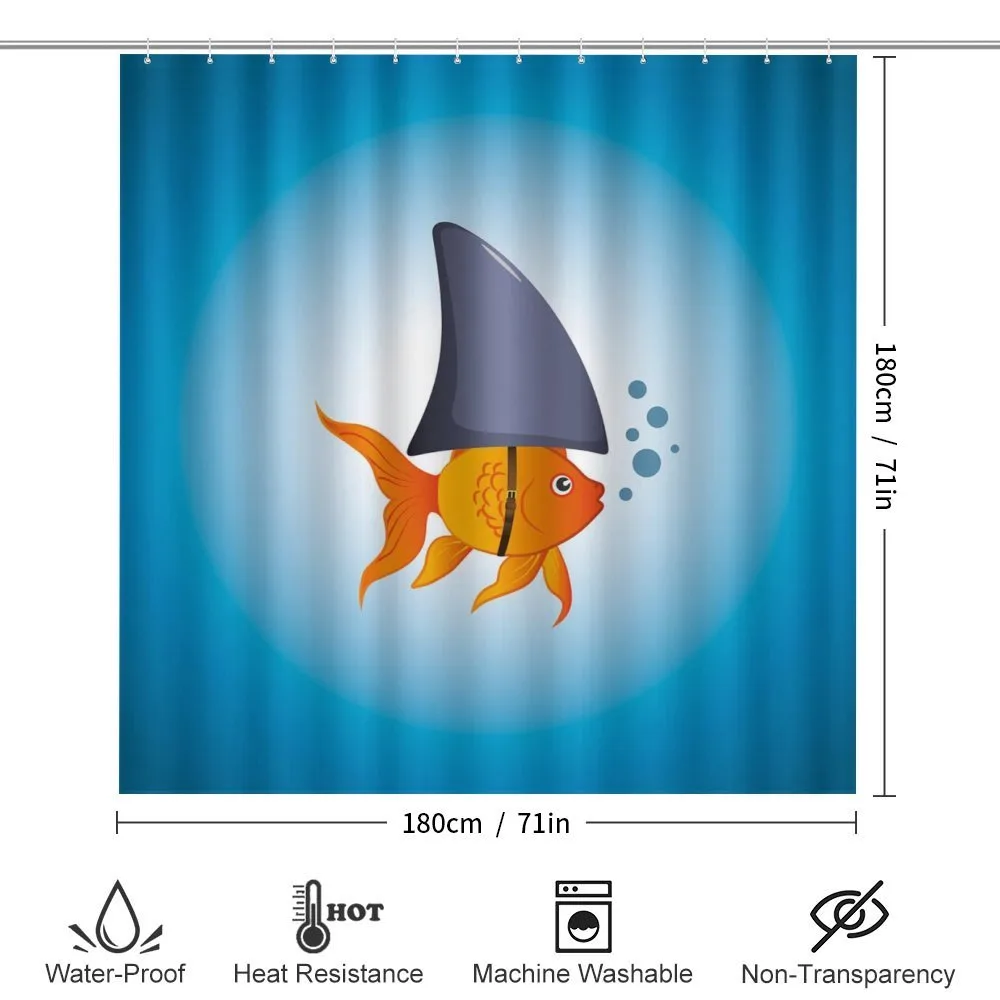 Little Fish Wearing Fin — Detail 2