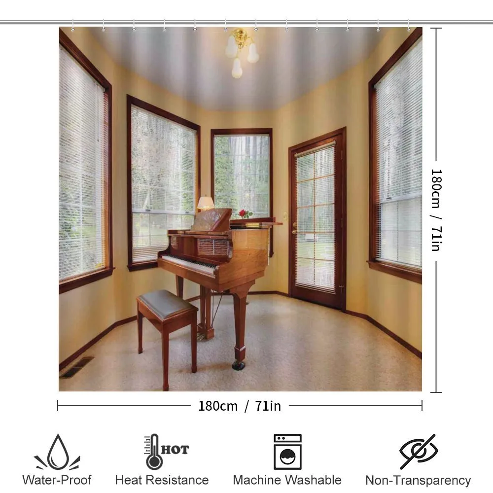 Round Room with Piano — Detail 2