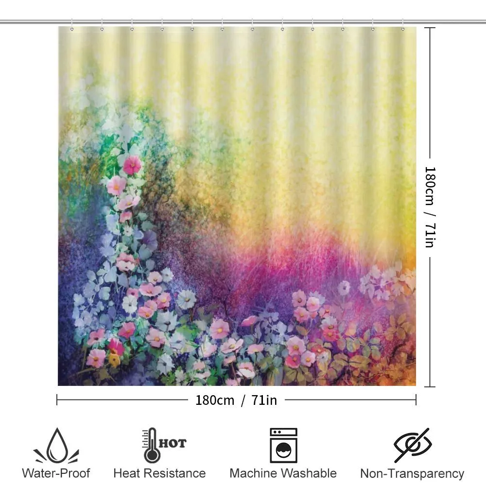 Spring Flowers Ivy Art — Detail 2