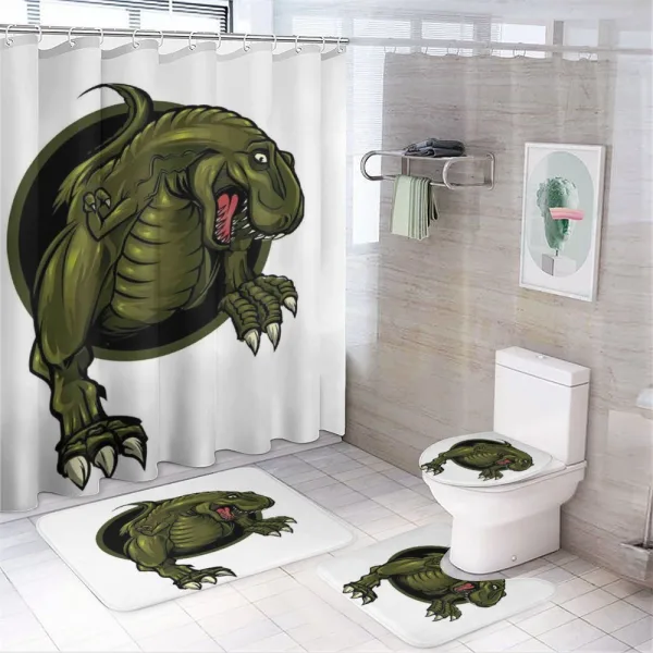 T-rex Animal on a shower curtain