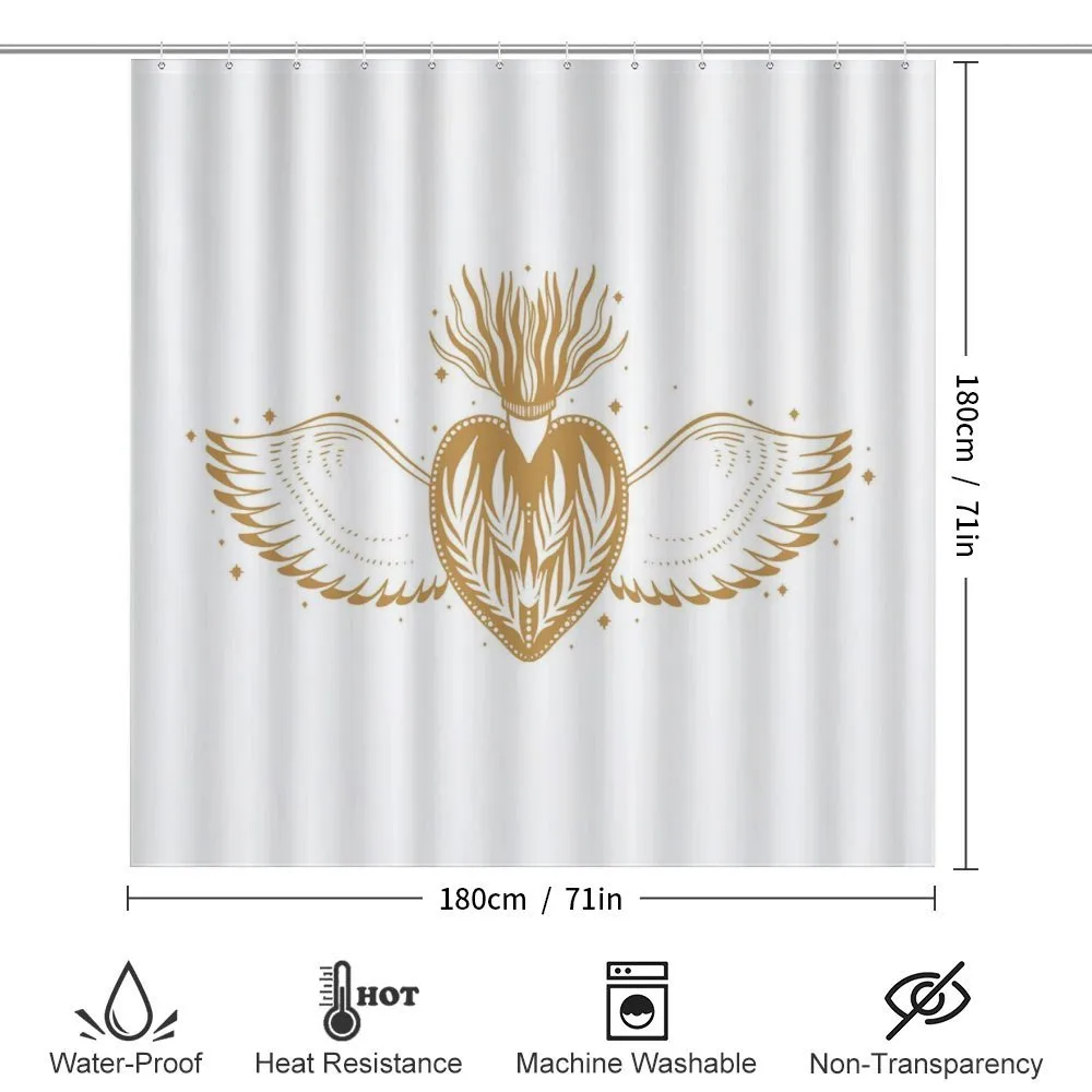 Winged Heart with Crown — Detail 2