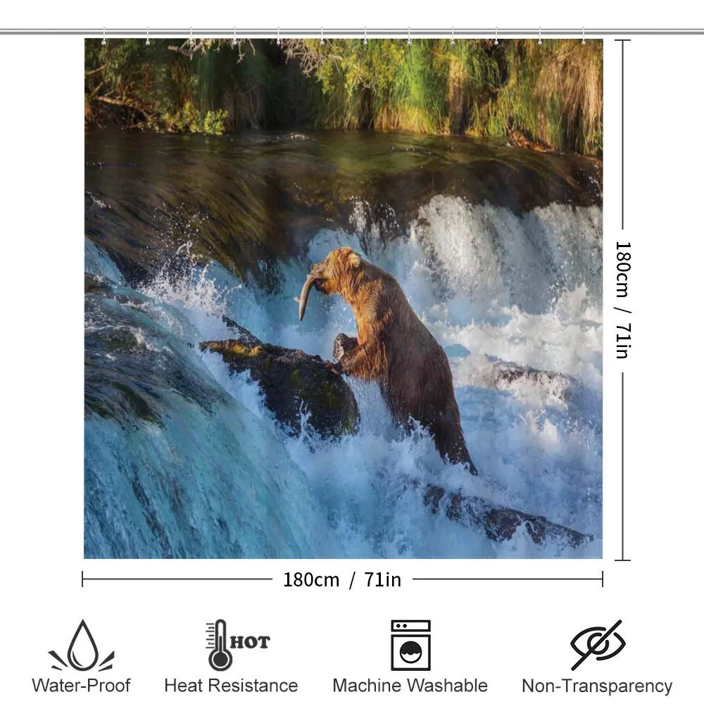 Alaska Waterfall Wildlfie — Detail 2