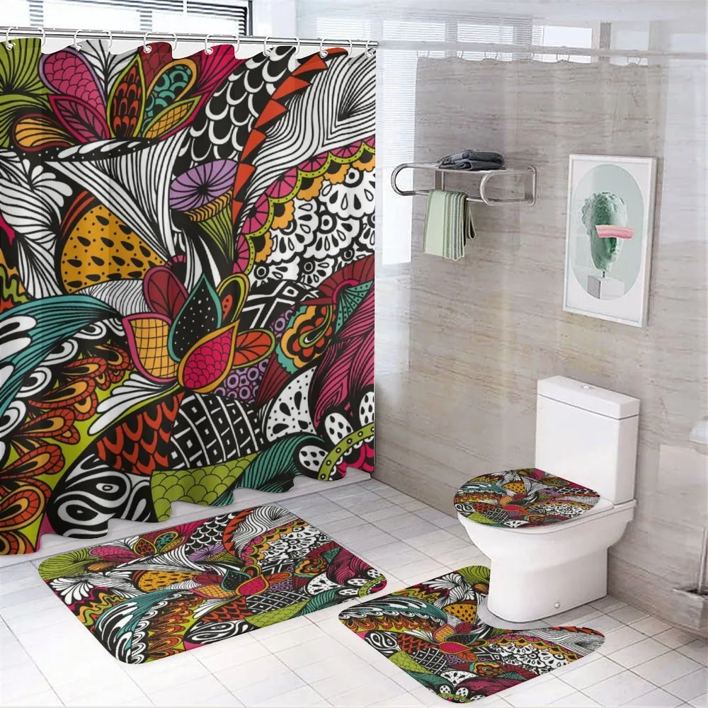 Colorful Ornate Leaves — Your design