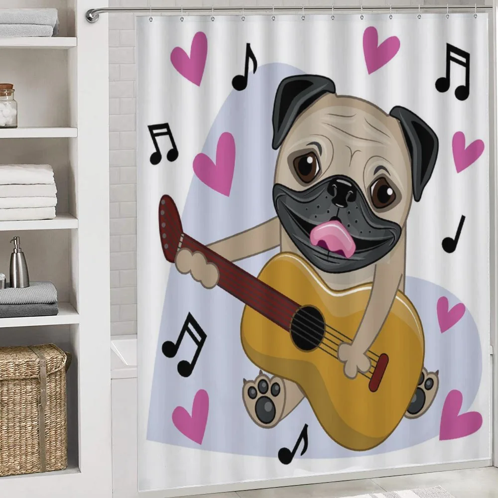 Dog Playing Guitar Singing — Detail 4