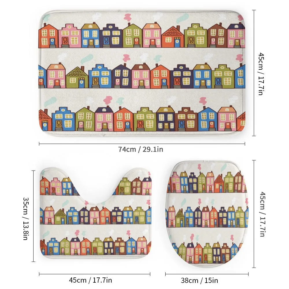 Funky Houses on Streets — Detail 1