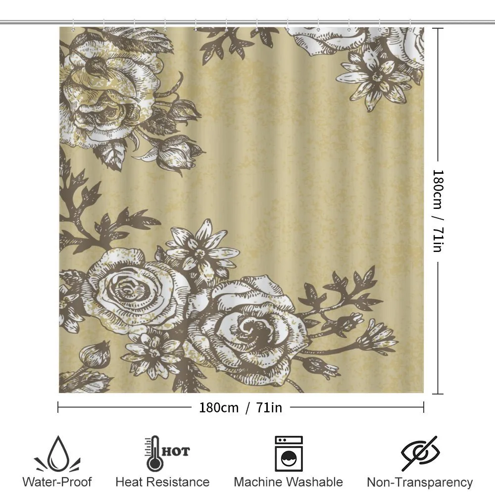 Grunge Old Roses Retro — Detail 2