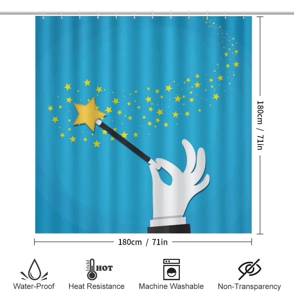 Magician Wand Spreading Stars — Detail 2