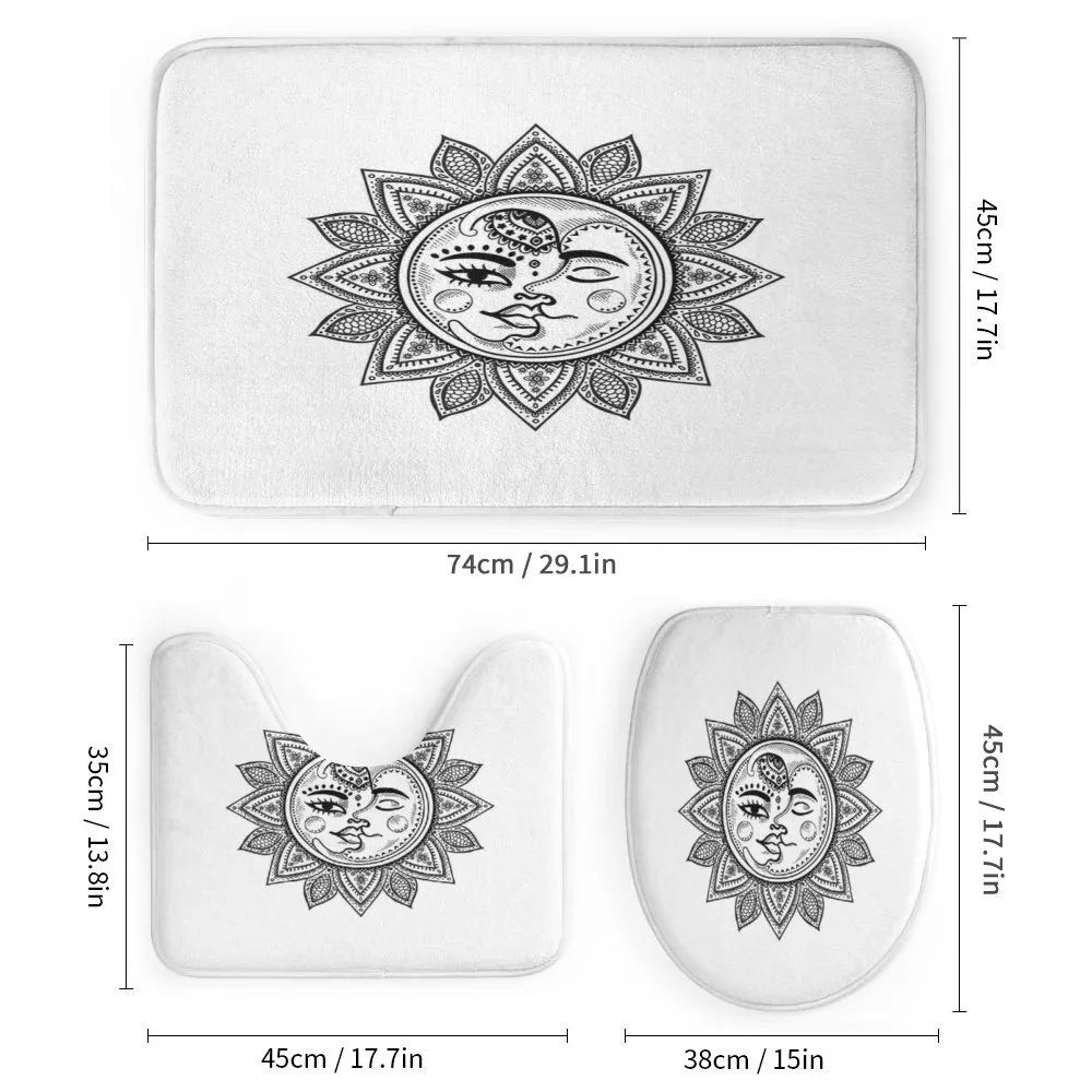 Monochrome Astrology Motif — Detail 1