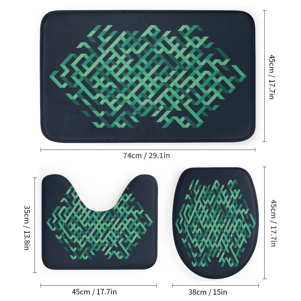 Ombre Maze Lines — Detail 1