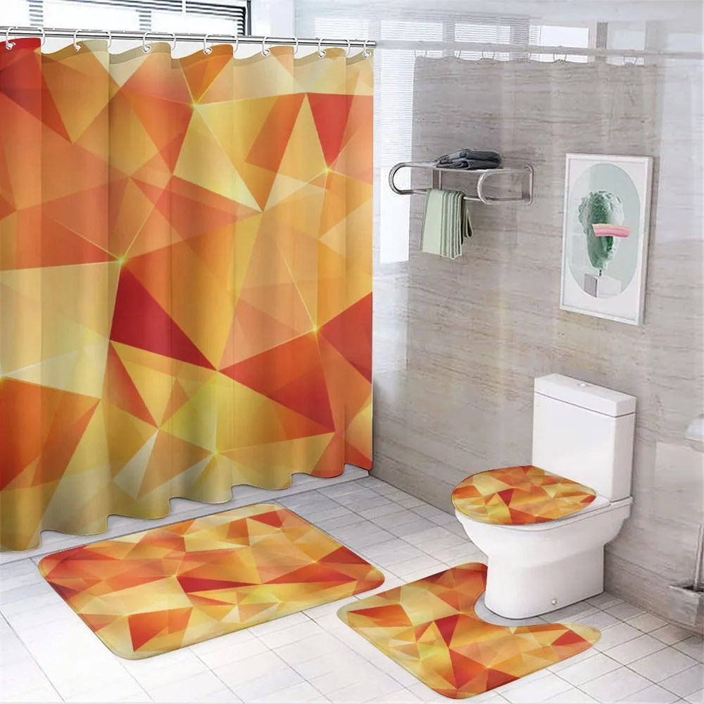 Orange Triangles Art — Your design