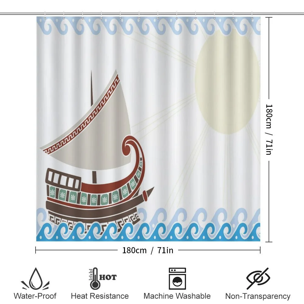 Ornate Greek Ship — Detail 2