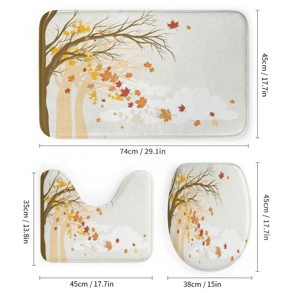 Pastel Colored Autumn Trees — Detail 1
