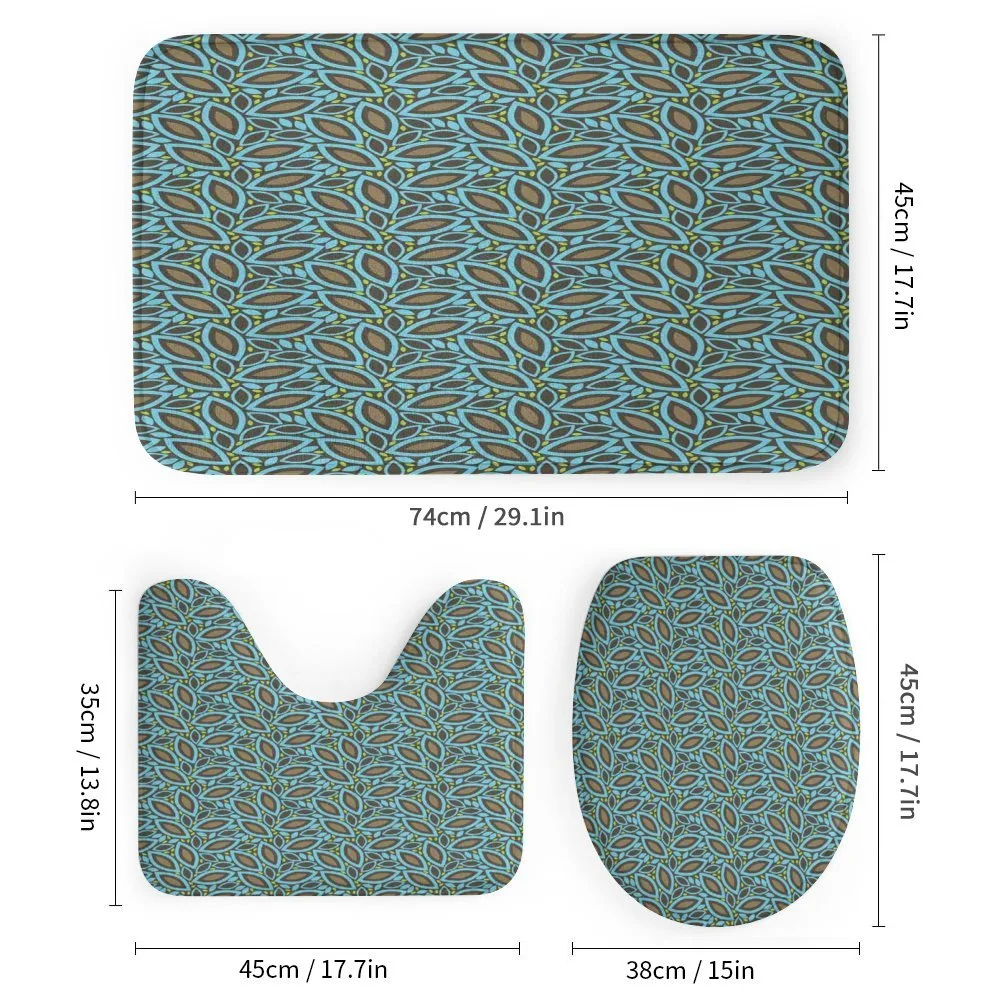 Retro Foliage Pattern — Detail 1