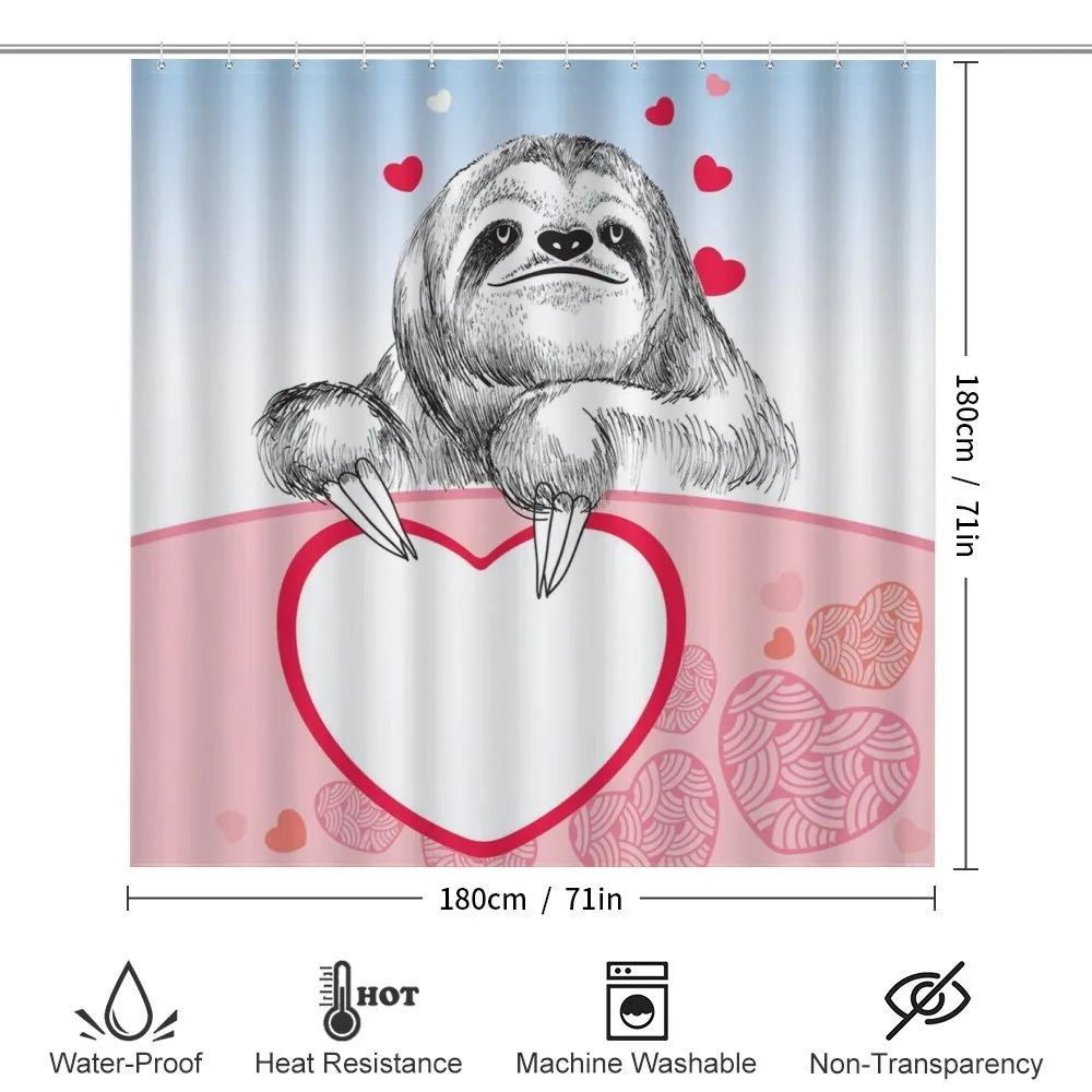 Romantic Sloth in Love — Detail 2