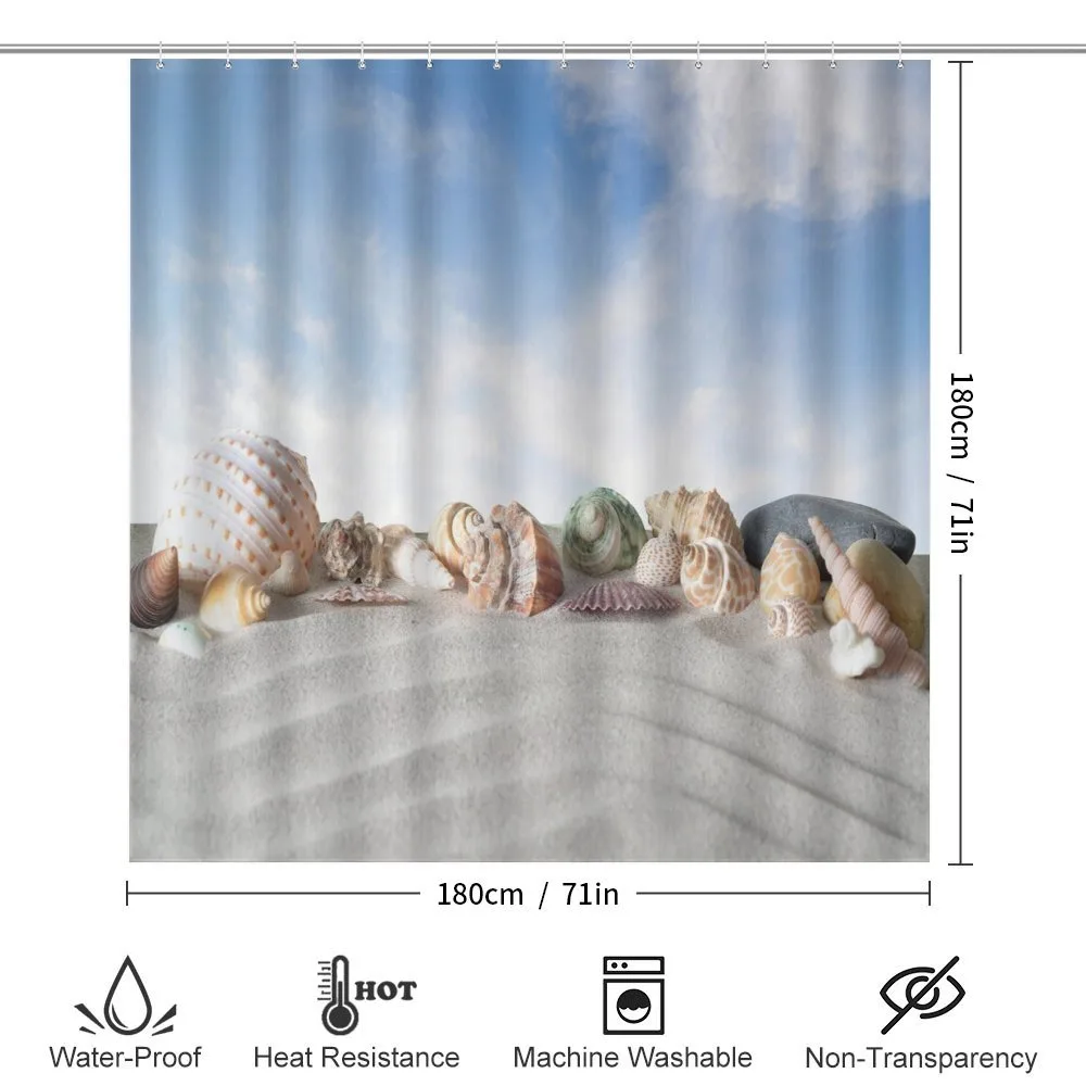 Seashells on Sand Hill Sky — Detail 2