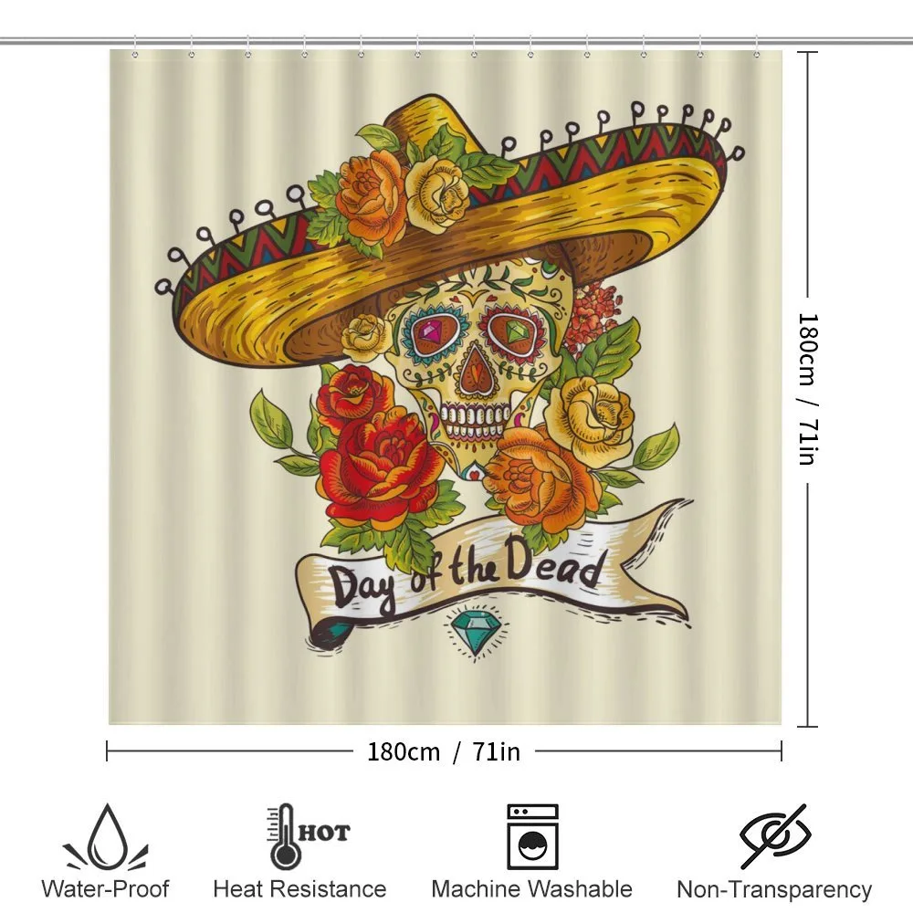 Skull in Sombrero — Detail 2