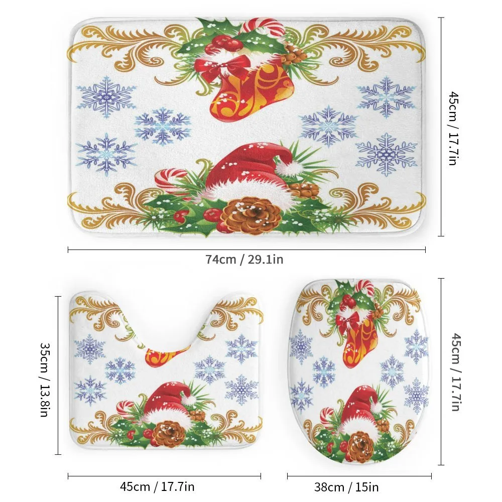 Stocking Santa Hat — Detail 1