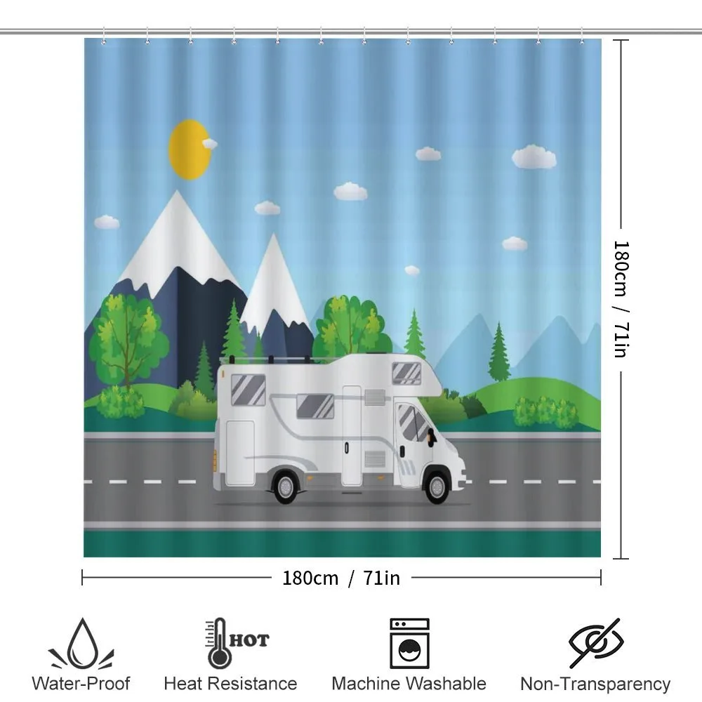 Truck Driving on Countryside — Detail 2