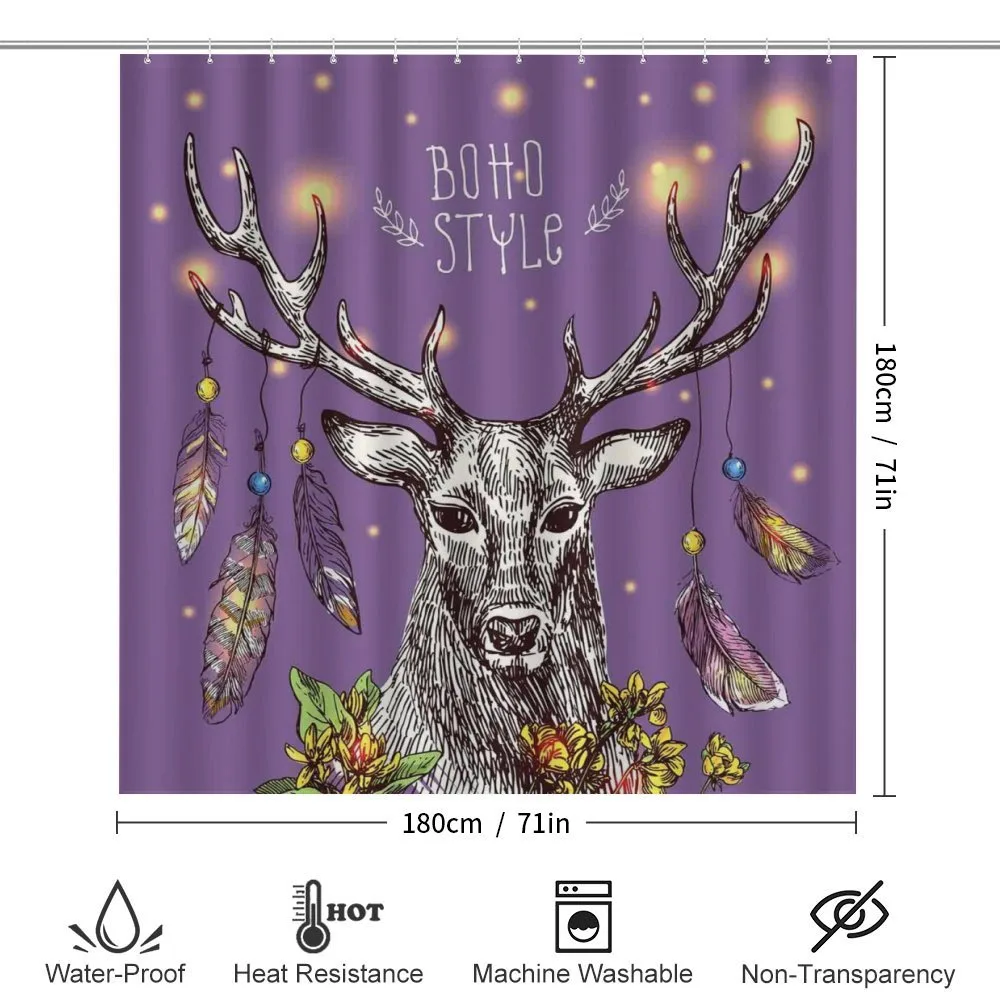Wild Rein Deer Hand Drawn — Detail 2