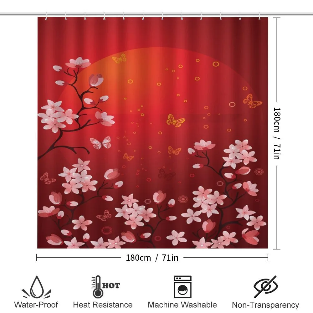 Abstract Sunset and Sakura — Detail 2