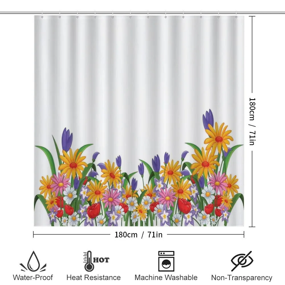 Cartoon Garden Tulips — Detail 2