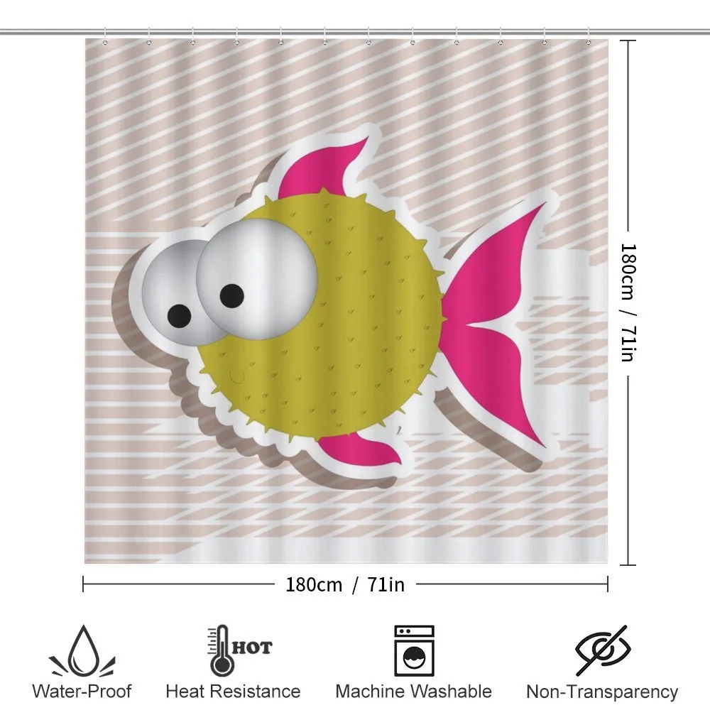 Comical Blowfish Huge Eyes — Detail 2