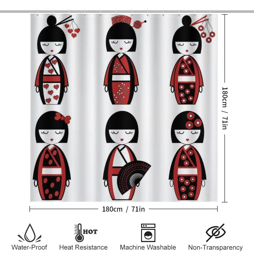Geisha Dolls Folkloric — Detail 2
