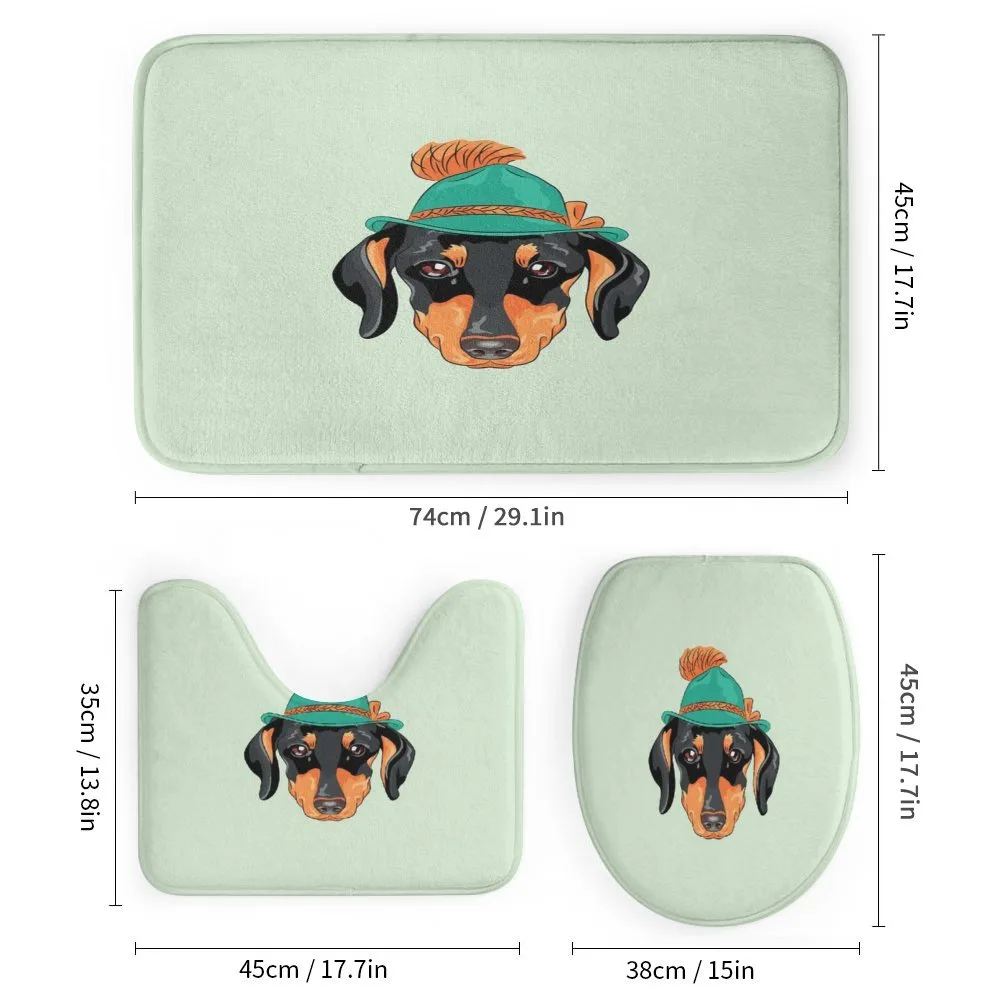 Hipster Dog and Hat — Detail 1