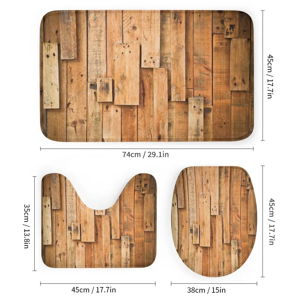 Lodge Wall Planks Print — Detail 1