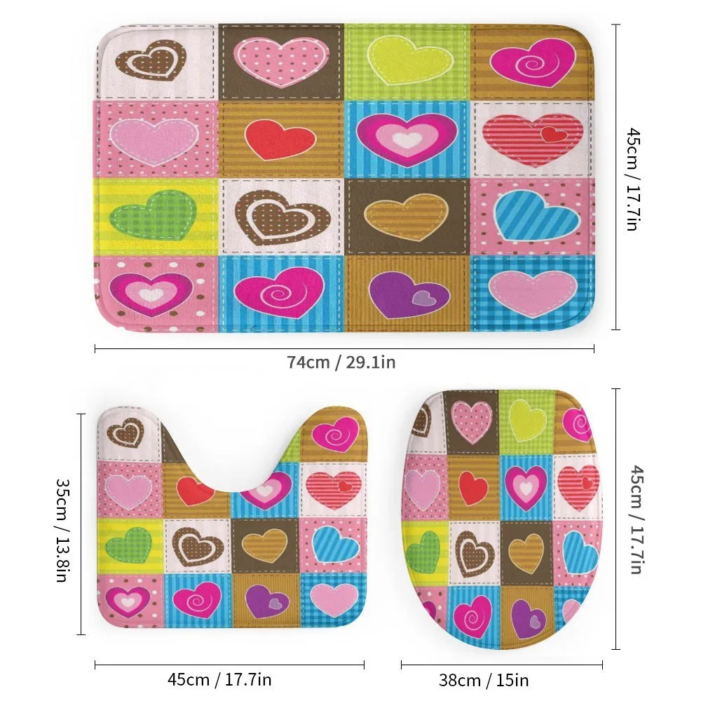 Love Heart Patchwork — Detail 1