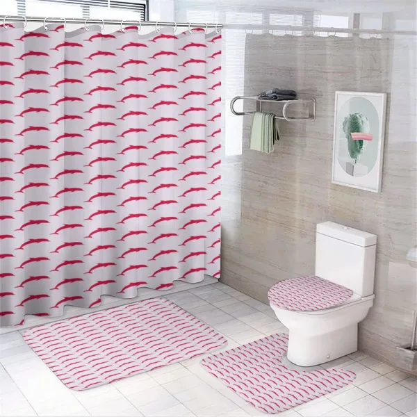 Marine Color Palette on a shower curtain