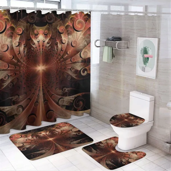 Medieval Times Artwork on a shower curtain
