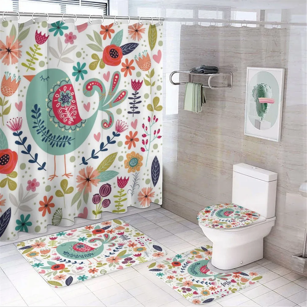 Ornate Bird and Flowers — Your design
