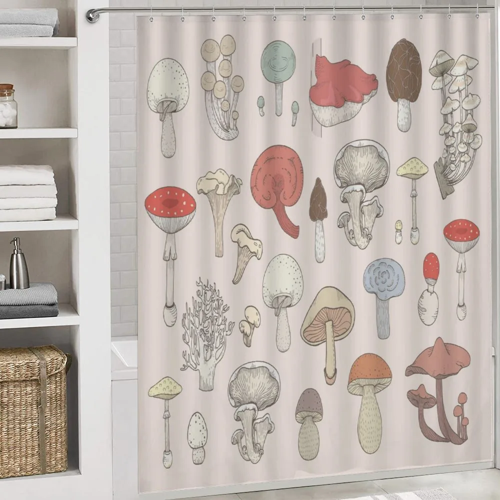 Pastel Various Mushrooms — Detail 4