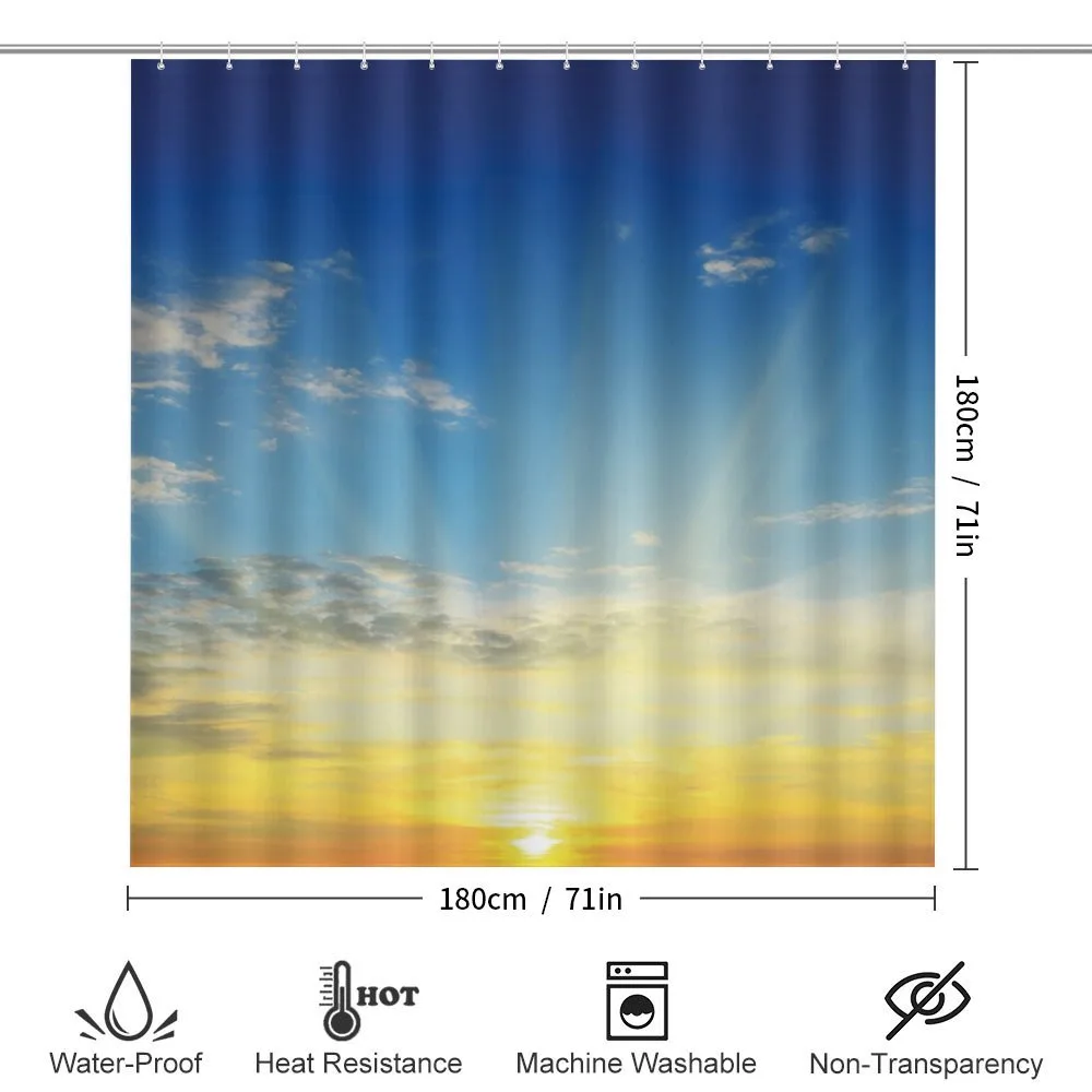 Sun Rays Above Horizon — Detail 2
