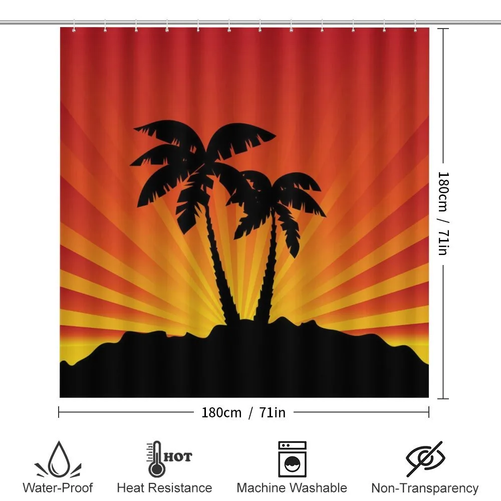 Sunrays Palm Trees Shade — Detail 2
