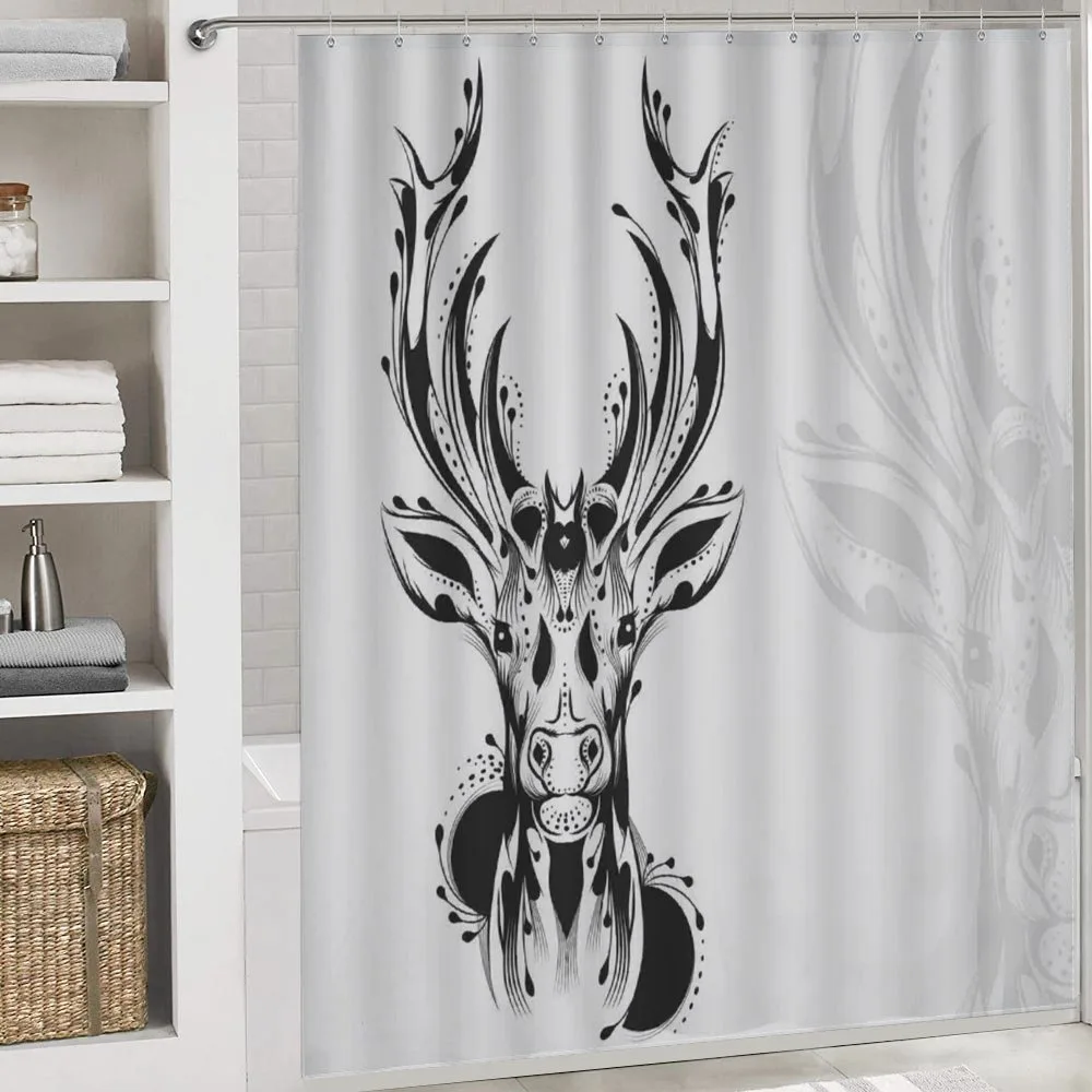 Tribal Deer Shadow Art — Detail 4