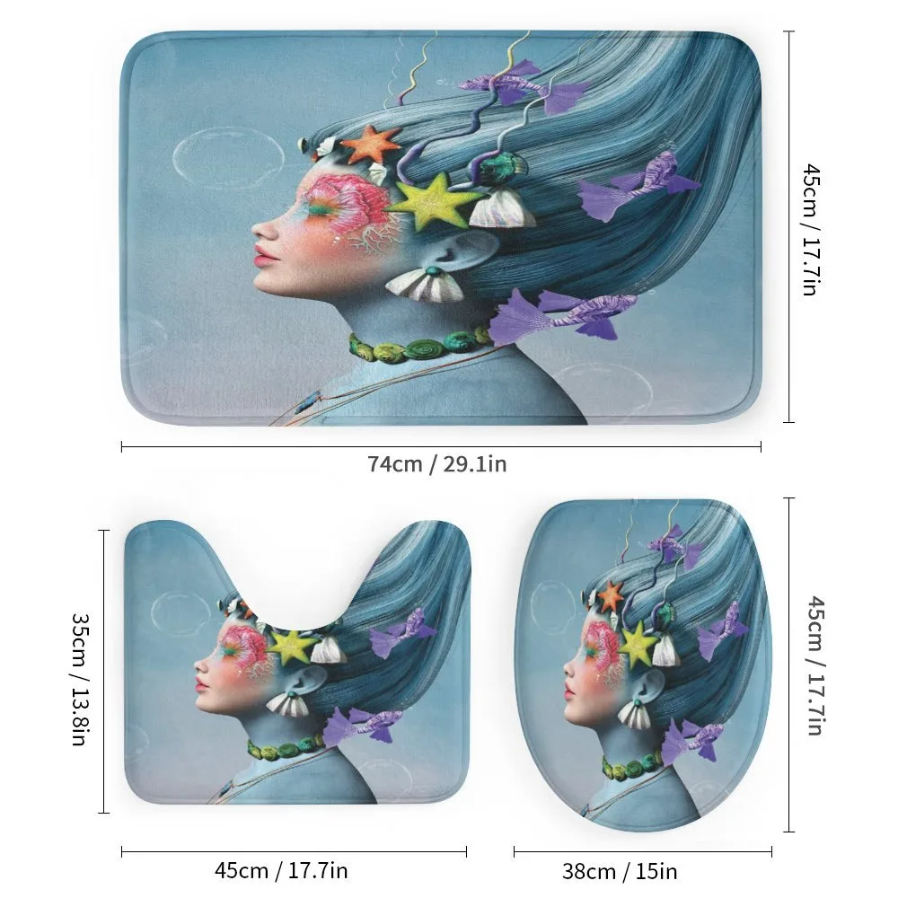 Woman Oceanic Hairstyle — Detail 1