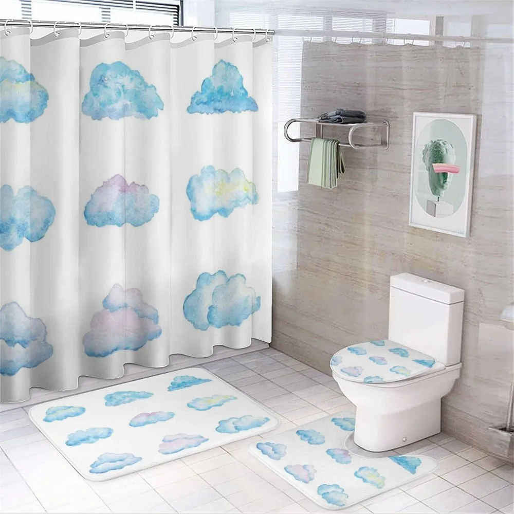 Cartoon Fluffy Clouds — Your design