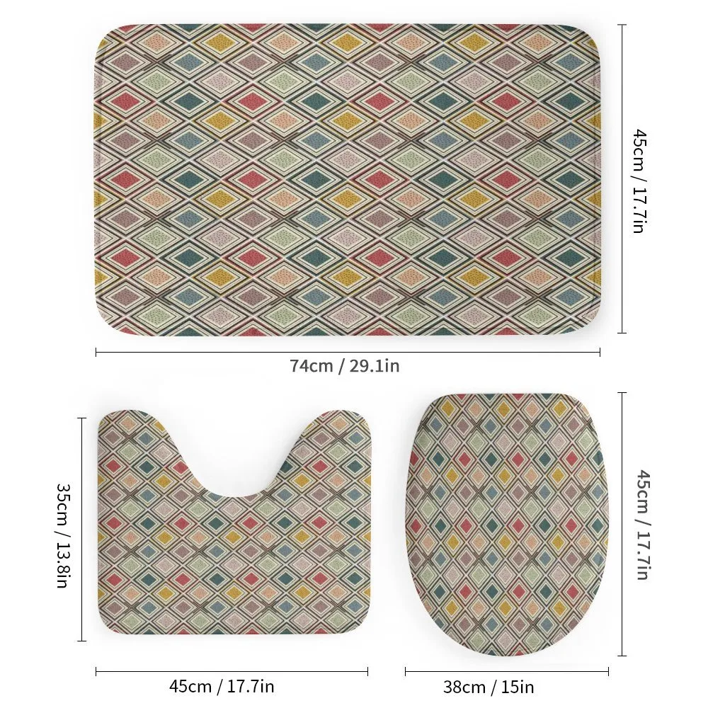 Colorful Dotted Squares — Detail 1