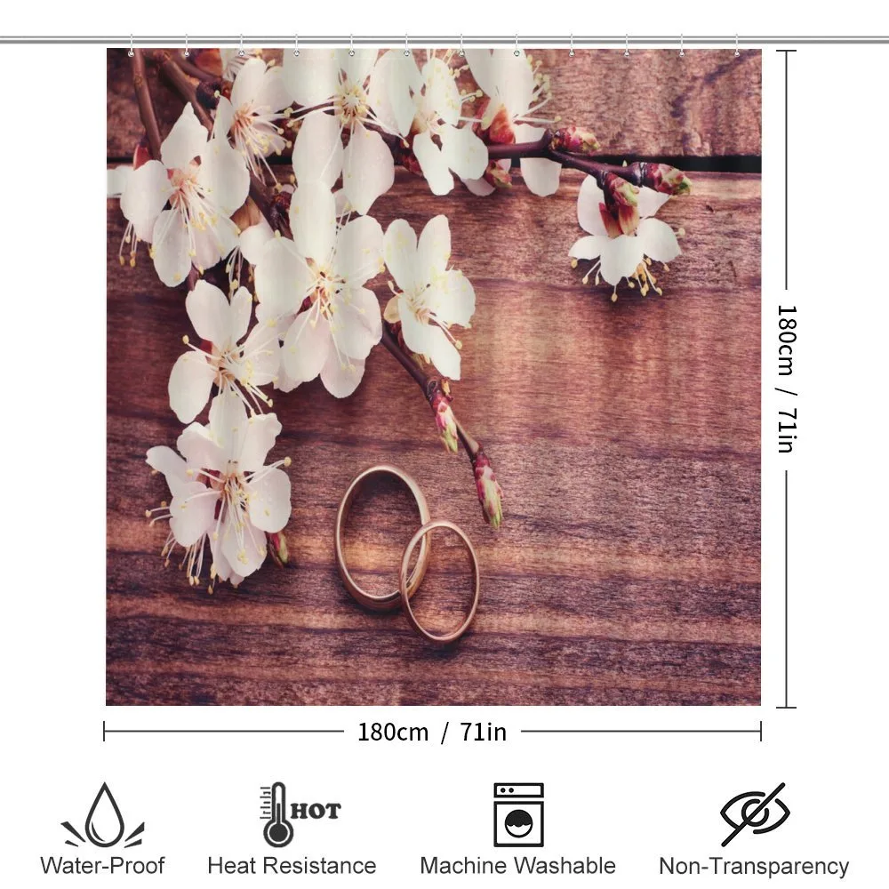 Flowers Rings Wooden — Detail 2