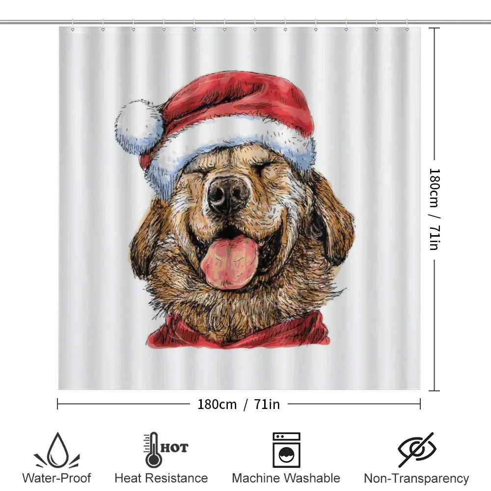 Funny Terrier Smiling Xmas — Detail 2
