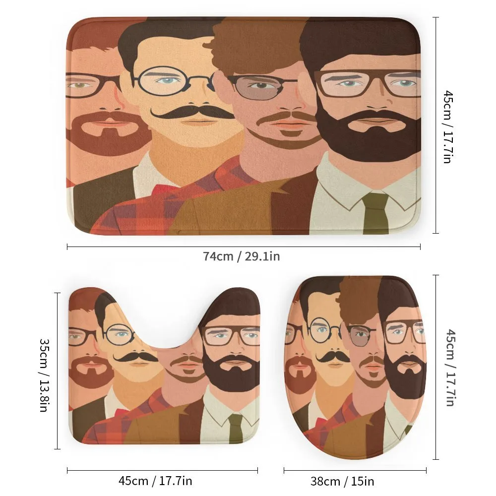Male Hipster Characters — Detail 1