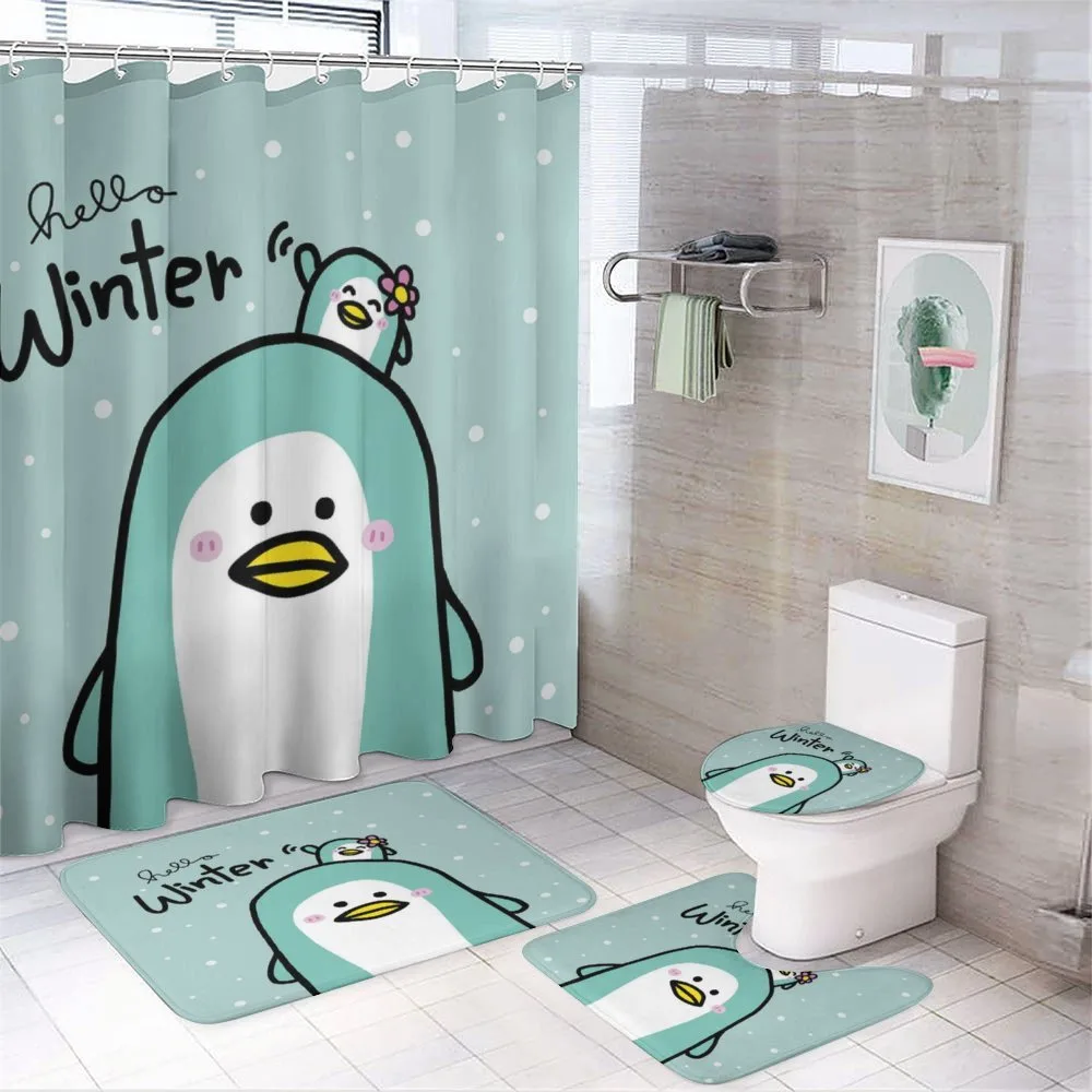Mom and Baby Penguins — Your design